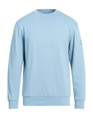 Afterlabel Man Sweatshirt Sky Blue Size Xxl Cotton