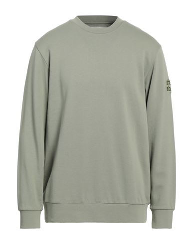 Afterlabel After/label Man Sweatshirt Sage Green Size L Cotton