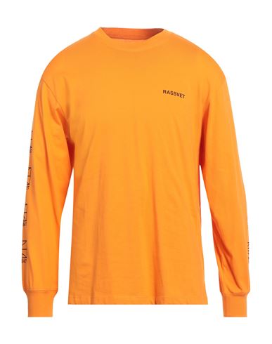 Rassvet Man T-shirt Orange Size Xl Cotton