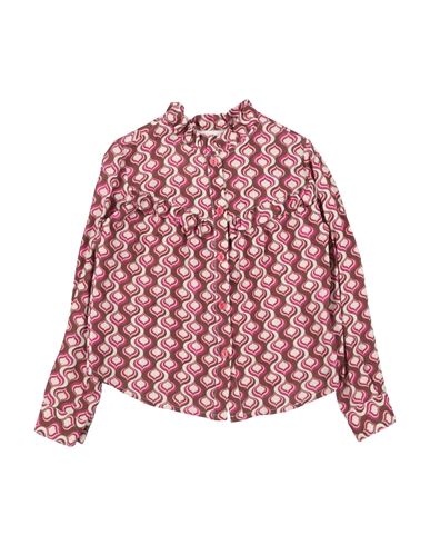 Dixie Kids'  Toddler Girl Shirt Cocoa Size 6 Viscose In Brown