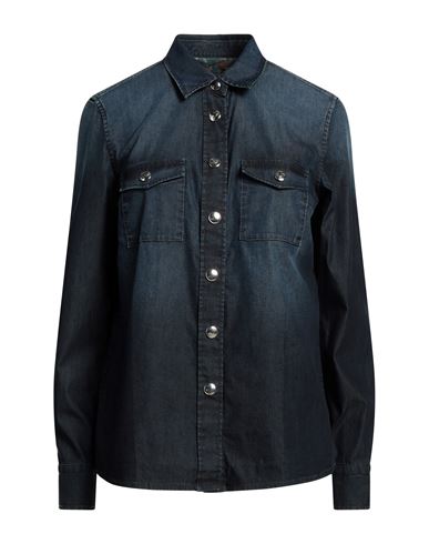 Jacob Cohёn Woman Denim Shirt Blue Size S Cotton, Elastomultiester, Polyester
