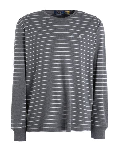 Polo Ralph Lauren Man T-shirt Grey Size Xxl Cotton