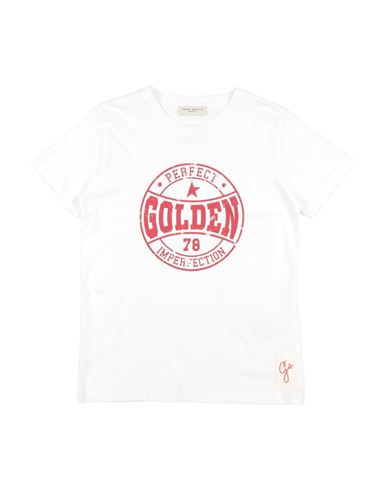 Shop Golden Goose Toddler Boy T-shirt White Size 6 Cotton