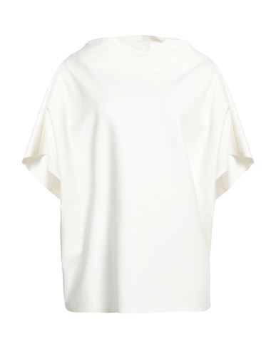 Liviana Conti Woman T-shirt White Size 6 Viscose, Polyamide, Elastane