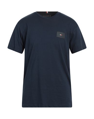 Tommy Hilfiger Man T-shirt Navy Blue Size Xxl Cotton