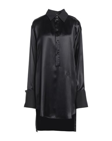 Loewe Woman Mini Dress Black Size 4 Silk