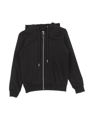 Les Hommes Toddler Boy Sweatshirt Black Size 4 Cotton In Black