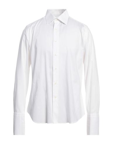 Facis Man Shirt White Size 16 Cotton