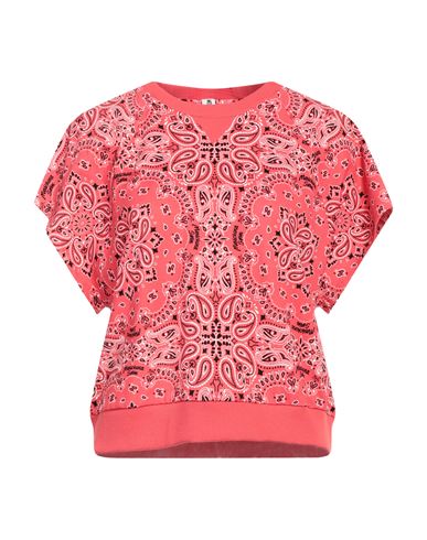 Moschino Woman Sweatshirt Coral Size M Cotton, Elastane In Red