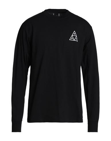 Huf Man T-shirt Black Size Xl Cotton