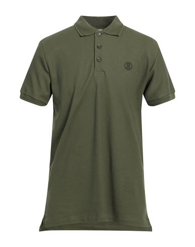 Burberry Man Polo Shirt Military Green Size Xxl Cotton