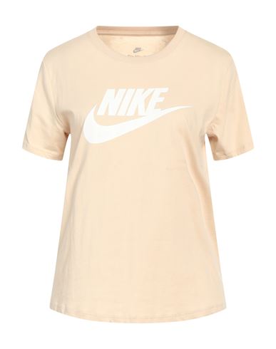 Nike Woman T-shirt Beige Size M Cotton