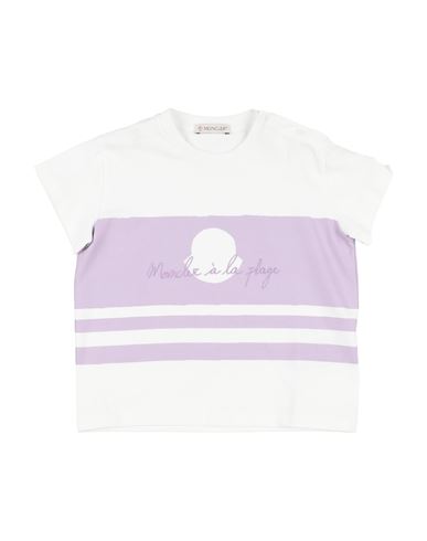 Shop Moncler Toddler Girl T-shirt White Size 3 Cotton, Elastane