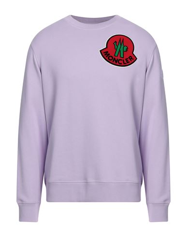 Moncler 2  1952 Man Sweatshirt Lilac Size L Cotton In Purple