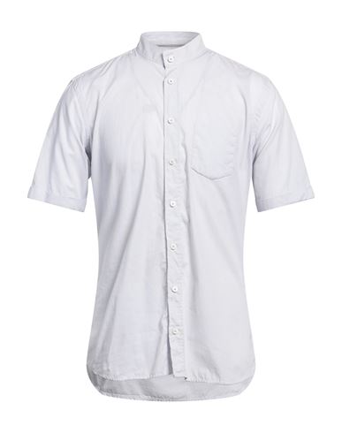 Shop Weber+weber Sartoria Man Shirt Light Grey Size 40 Cotton