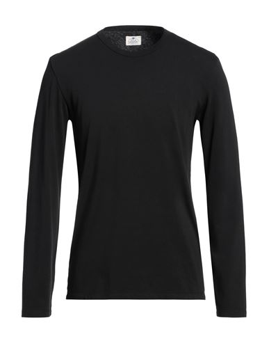 Shop Tela Genova Man T-shirt Black Size Xl Organic Cotton