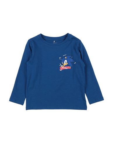 Name It® Babies' Name It Toddler Boy T-shirt Blue Size 4 Cotton, Elastane