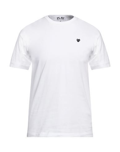 Comme Des Garçons Play Man T-shirt White Size S Cotton