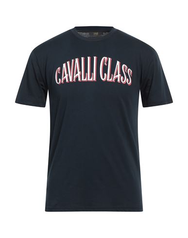 Cavalli Class Man T-shirt Midnight Blue Size Xl Cotton