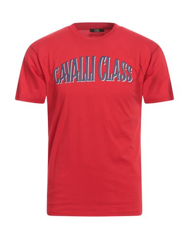Cavalli Class Man T-shirt Red Size Xl Cotton