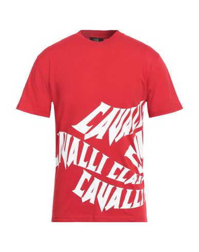 Cavalli Class Man T-shirt Red Size Xl Cotton