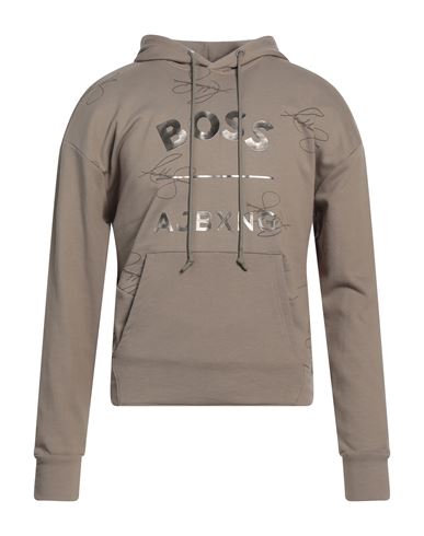 Hugo Boss Boss Man Sweatshirt Dove Grey Size L Cotton