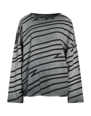 8pm Woman Sweatshirt Grey Size M Cotton