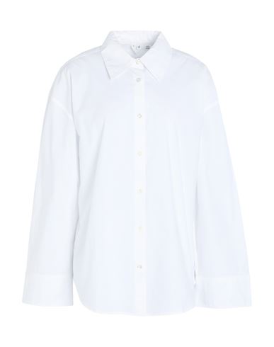 Arket Woman Shirt White Size 14 Cotton