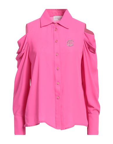 Gaelle Paris Gaëlle Paris Woman Shirt Fuchsia Size 8 Polyester In Pink