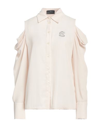 Gaelle Paris Gaëlle Paris Woman Shirt Cream Size 6 Polyester In White