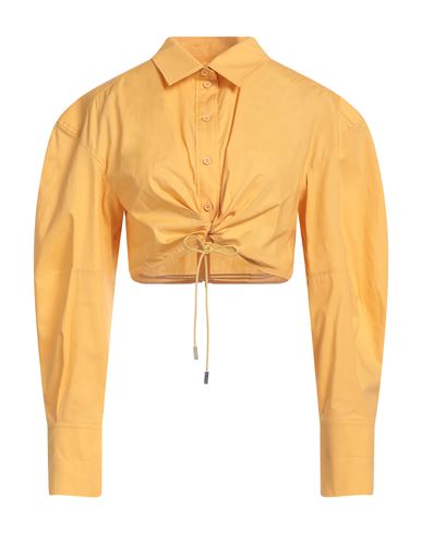 Jacquemus Woman Shirt Mandarin Size 10 Cotton, Elastane