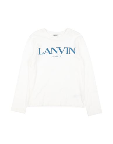 Shop Lanvin Toddler Boy T-shirt White Size 5 Cotton
