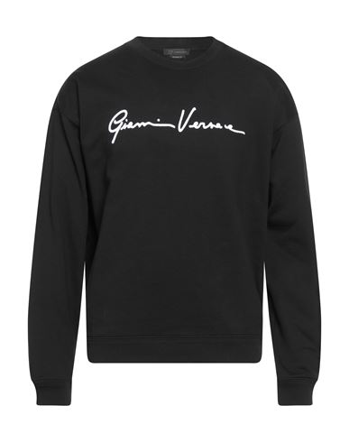 Versace Man Sweatshirt Black Size M Cotton