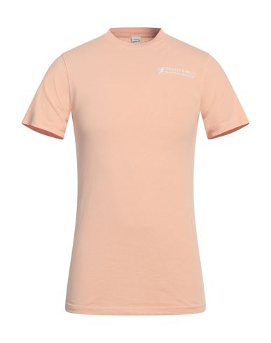 Shop Sporty And Rich Sporty & Rich Man T-shirt Apricot Size Xs Cotton In Orange
