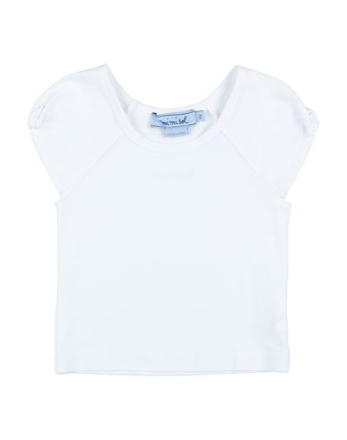 Shop Mimisol Toddler Girl T-shirt White Size 6 Cotton, Elastane