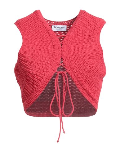 Dondup Woman Top Red Size 6 Polyamide In Red