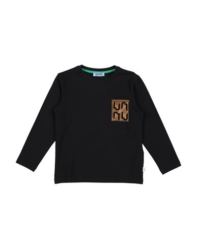 Shop Liu •jo Man Toddler Boy T-shirt Black Size 6 Cotton, Elastane