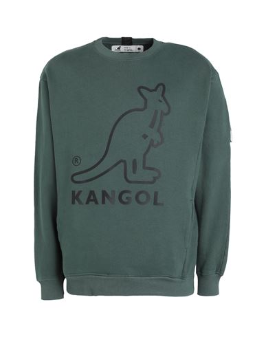 Kangol Man Sweatshirt Dark Green Size Xl Cotton