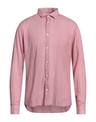 Mastricamiciai Man Shirt Pastel Pink Size 16 ½ Cotton, Elastane