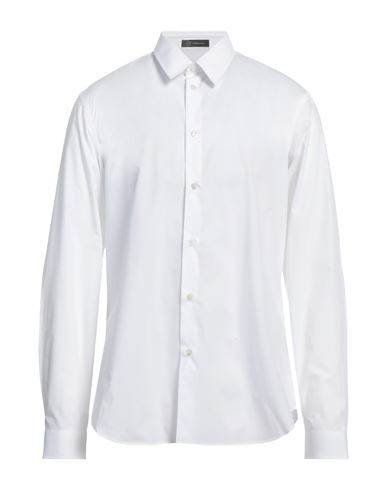 Versace Man Shirt White Size 17 Cotton