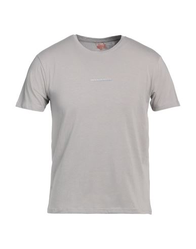 Primo Emporio Man T-shirt Light Grey Size Xxl Cotton, Elastane In Navy Blue