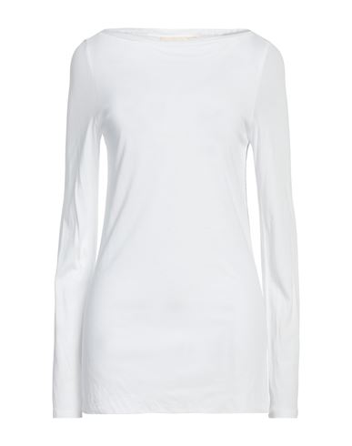 Shop Liviana Conti Woman T-shirt White Size M Modal, Cotton