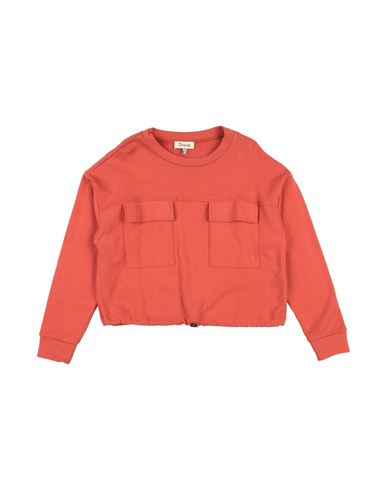 Dixie Toddler Girl Sweatshirt Rust Size 4 Cotton In Red
