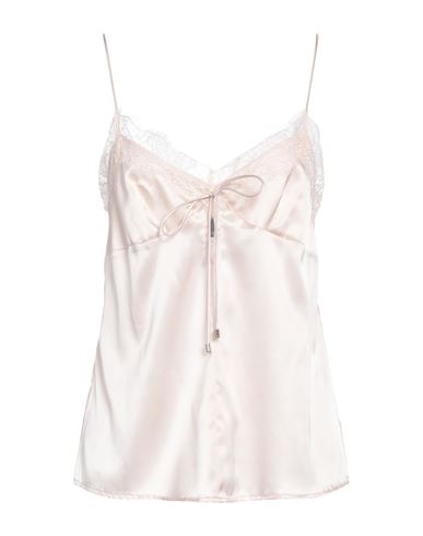 Shop Pinko Woman Top Light Pink Size 8 Silk, Elastane, Polyester
