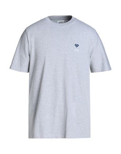 Arte Antwerp Tommy Heart Patch Man T-shirt Light Grey Size Xl Cotton