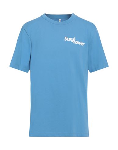 Sunflower Man T-shirt Light Blue Size L Organic Cotton