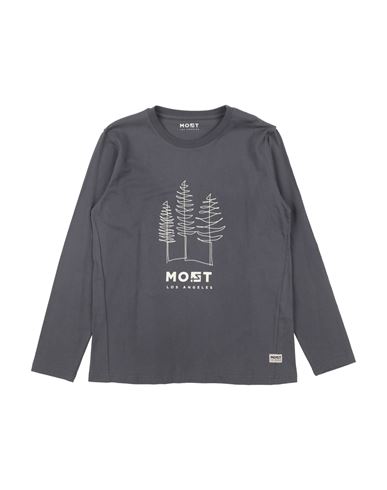 Most Los Angeles Toddler Boy T-shirt Lead Size 5 Cotton In Grey