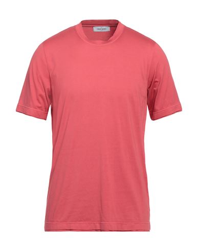Gran Sasso Man T-shirt Coral Size 42 Cotton In Red