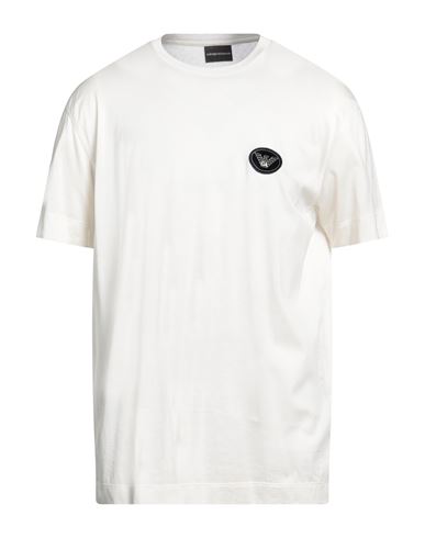 Emporio Armani Man T-shirt White Size Xxxl Cotton