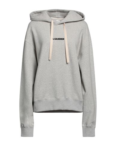 Jil Sander Woman Sweatshirt Light Grey Size M Cotton